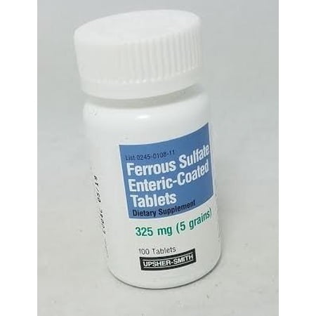 Upsher-Smith Ferrous Sulfate 325 mg - 100 Tablets