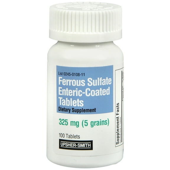 Upsher-Smith Ferrous Sulfate 325 mg - 100 Tablets