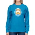 thumbnail image 1 of Upside Down Cat Sweatshirt Women -Kayomi Harai Designs, Female 3X-Large, 1 of 4