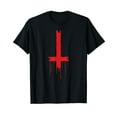 thumbnail image 1 of Upside Down Inverted Cross T-Shirt, 1 of 5