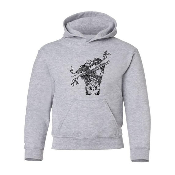 Upside Down Panda Hoodie Juniors -Image by Shutterstock, Small