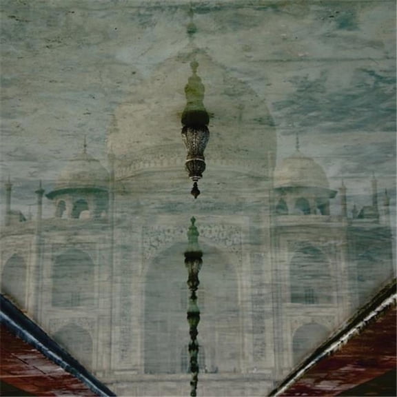 Upside-Down Reflection of Taj Mahal in a Pool of Water - Agra Uttar Pradesh India Poster Print by Nick Dale - 15 x 15