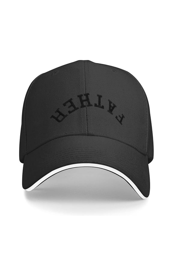 Upside Down Father Hat, Print Baseball Cap Adjustable Strap for Running Workouts and Outdoor Activities All Seasons,Made In USA,Adult One Size Fits All