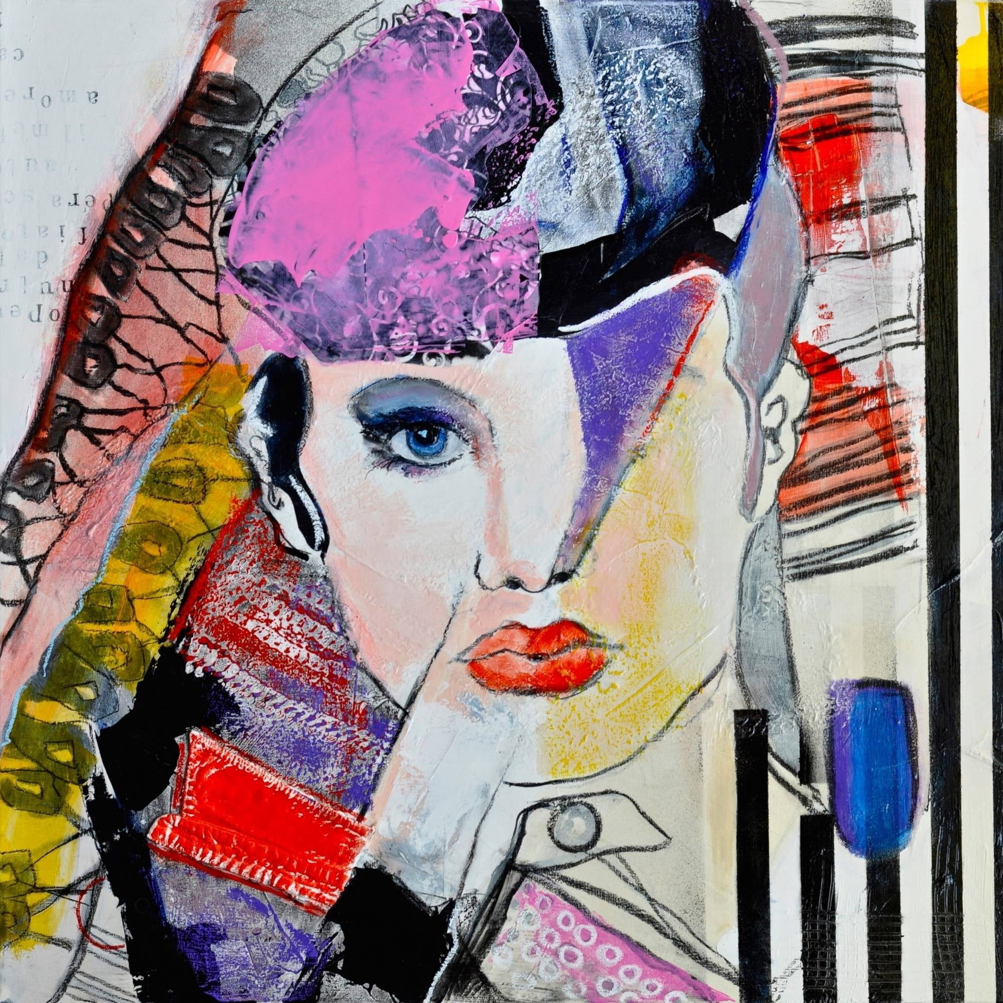 Upside down Inside Out II Painting Print on Wrapped Canvas