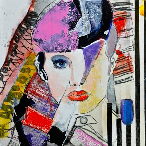 Upside down Inside Out II Painting Print on Wrapped Canvas