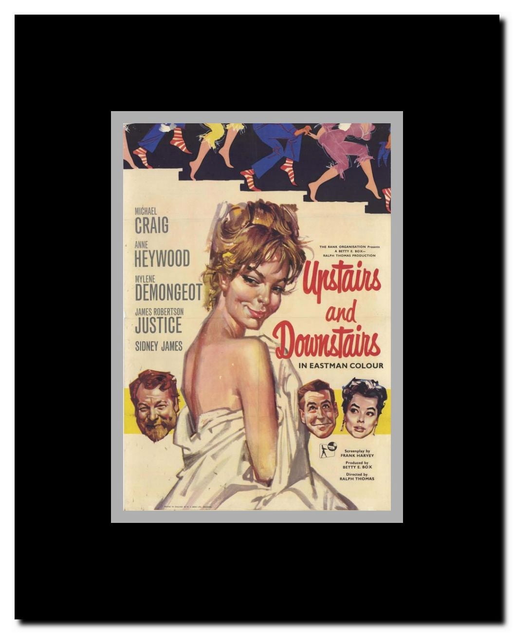 Upstairs and Downstairs Framed Movie Poster