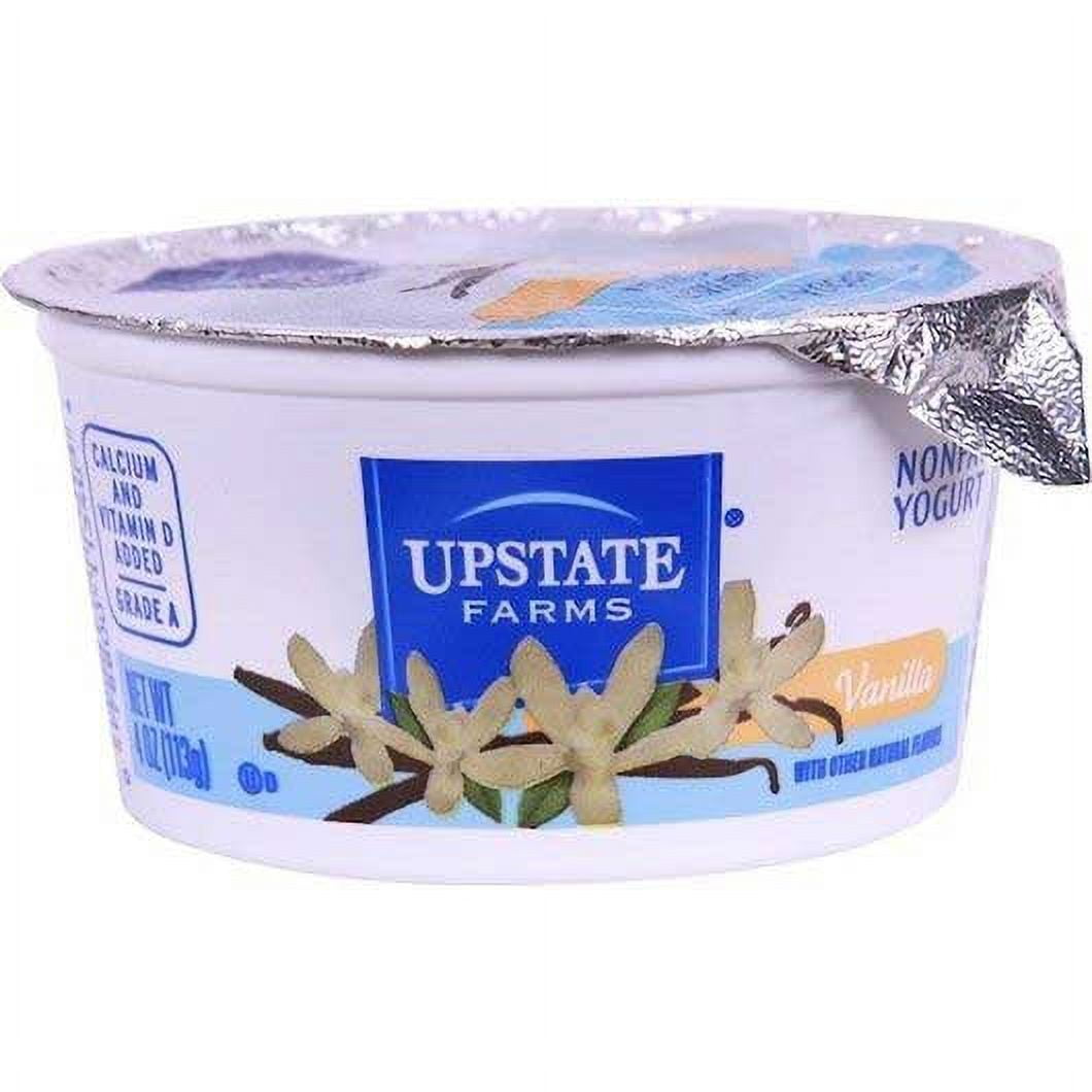 Upstate Farms Nonfat Blended Vanilla Yogurt, 4 Ounce 48 per case