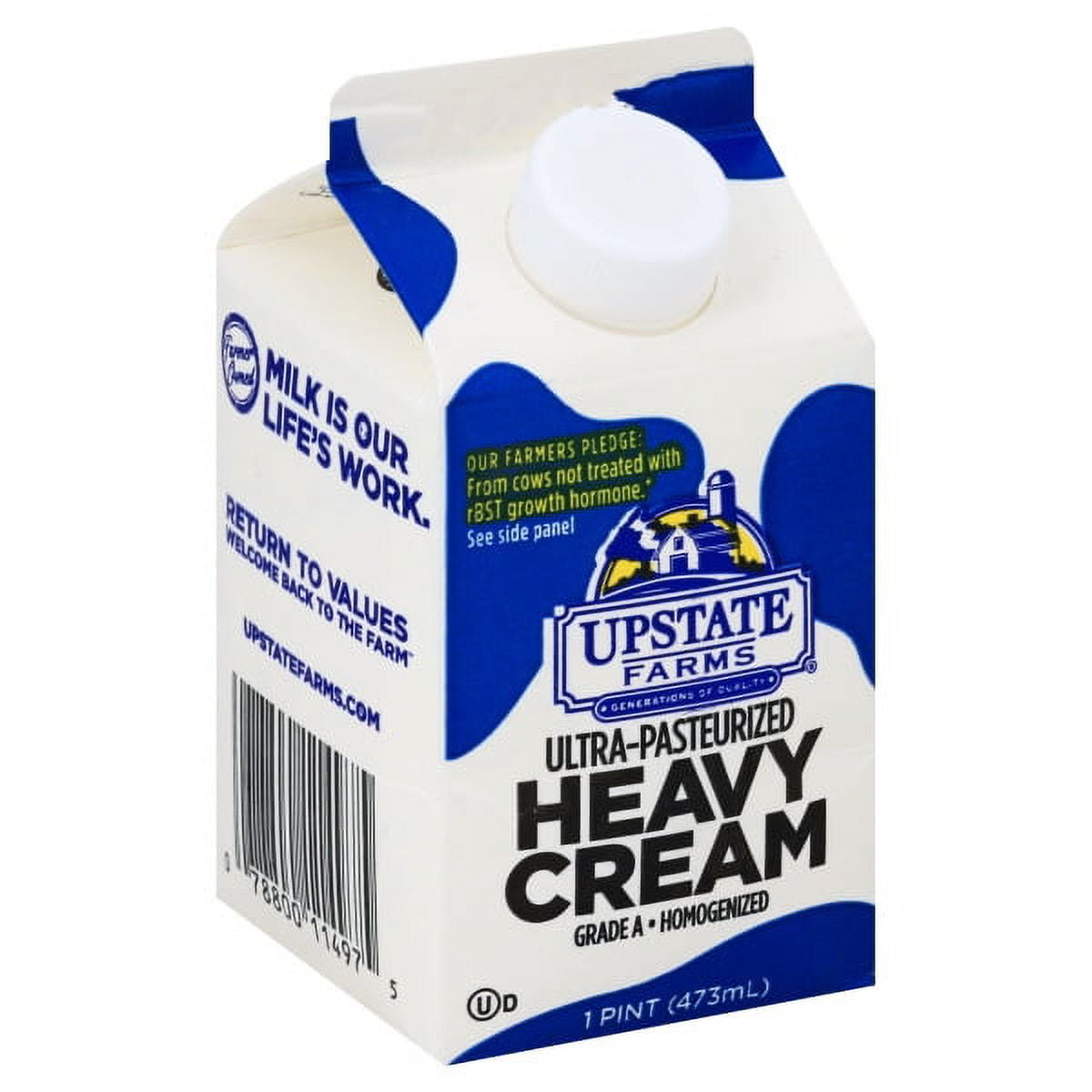 Upstate Farms UltraPasteurized Heavy Cream, 1 Pint