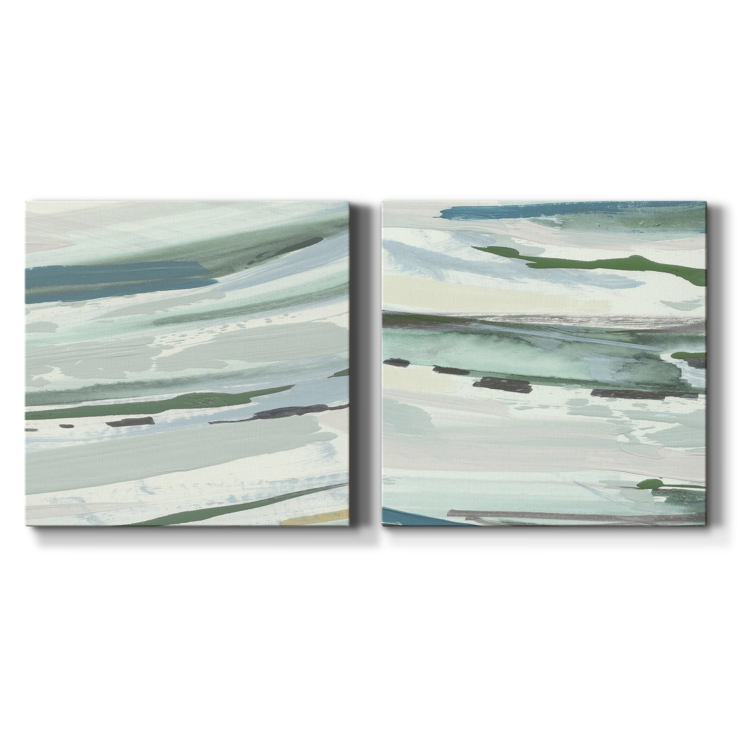 Upstate I - Premium Gallery Wrapped Canvas - Ready to Hang Set of 2 - 10 x 10 Each