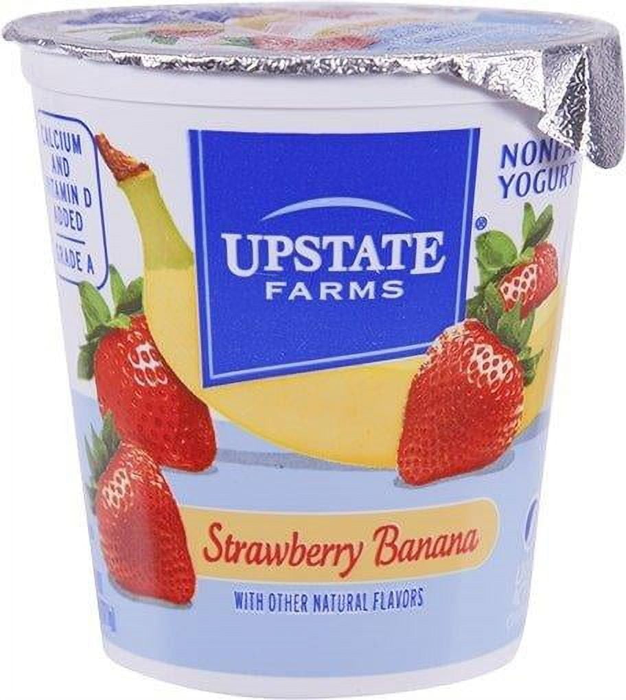 Upstate Niagara Coop Strawberry Banana Rich and Creamy Yogurt, 8 Ounce -- 12 per case.