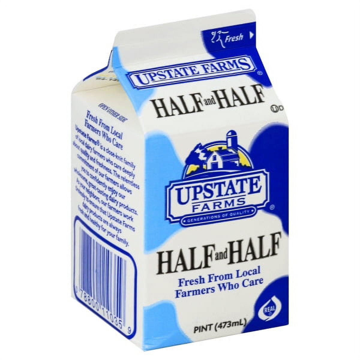 Upstate Farms Half & Half 16 Oz.