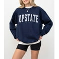 thumbnail image 1 of Upstate Sweatshirt, Upstate NY Sweatshirt, Trendy Varsity Sweatshirt, Aesthetic College Crewneck, Oversized Sweater, Upstate New York Shirt Tshirt All Size S-5XL, 1 of 5