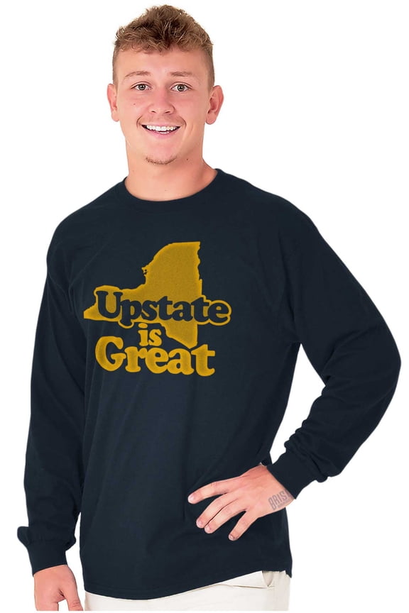 Upstate is Great New York Long Sleeve TShirt Men Women Brisco Brands X