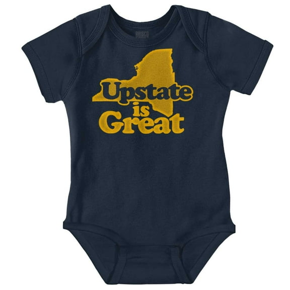 Upstate is Great New York Romper Boys or Girls Infant Baby Brisco Brands NB