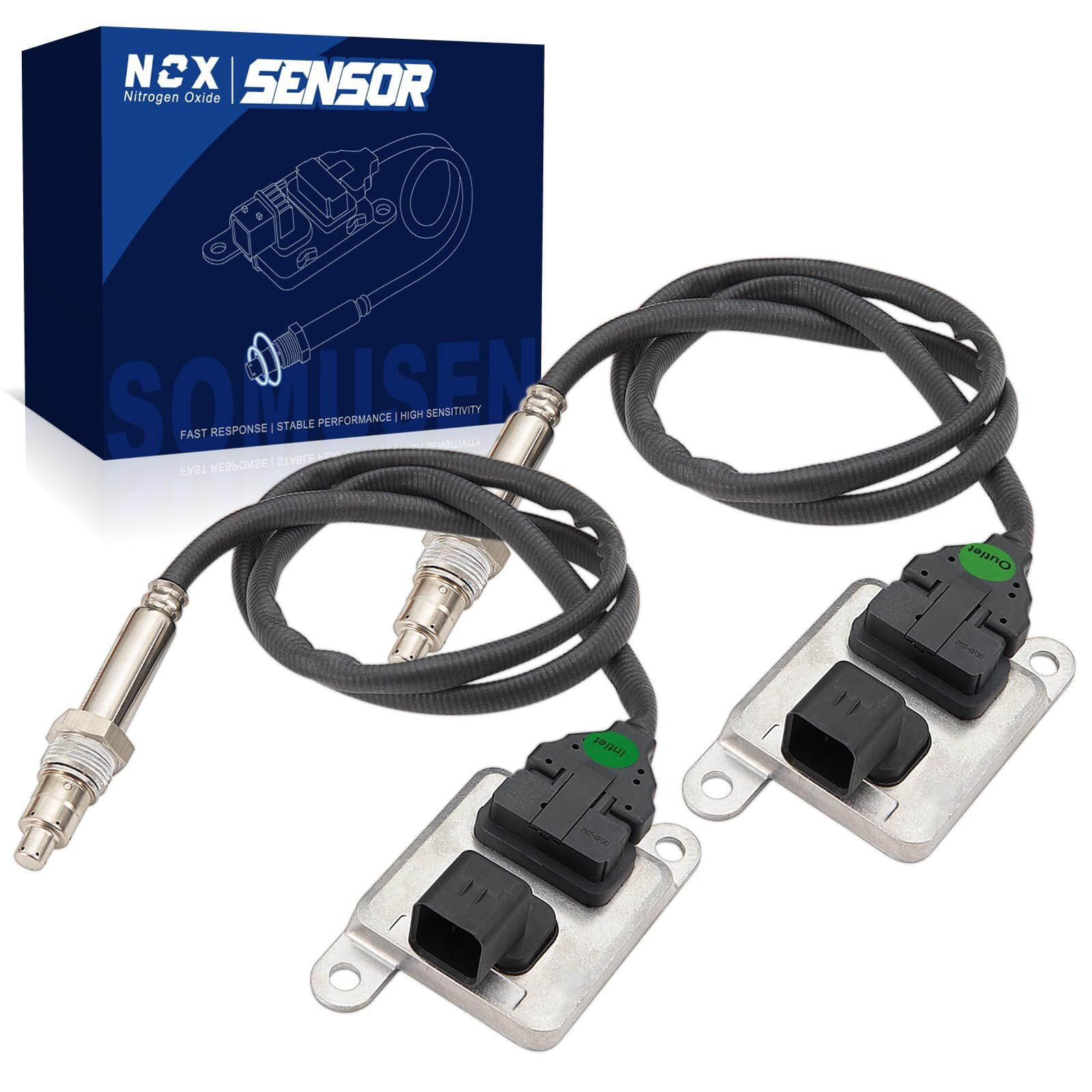 Upstream & Downstream NOx Nitrogen Oxygen Sensor Nitric Oxide Sensor