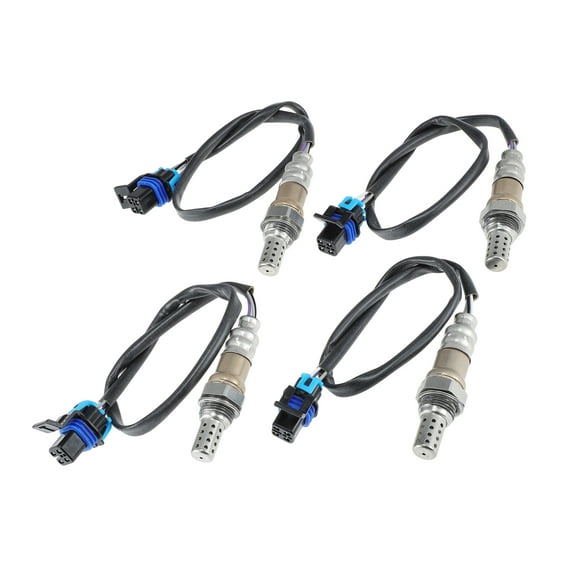 Upstream & Downstream Oxygen Sensor for Chevrolet Traverse for Buick Enclave 2012-2017 for GMC Acadia 2012-2016 for Cadillac XTS 2013-2018 3.6L 2344566/2344565 4pcs