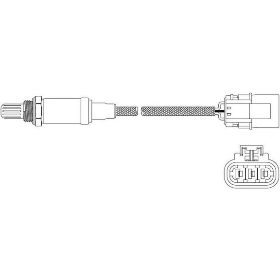 Upstream Oxygen Sensor - Compatible with 1996 - 1998 Nissan 240SX 2.4L 4-Cylinder KA24DE VIN a FI Naturally Aspirated GAS 1997