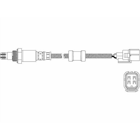 Upstream Oxygen Sensor - Compatible with 2007 - 2013 Honda Fit 2008 2009 2010 2011 2012