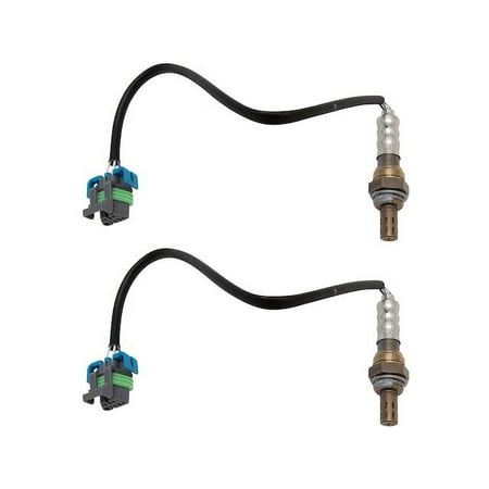 Upstream Oxygen Sensor Set 2 Piece - Compatible with 2008 - 2016 Chevy Express 3500 2009 2010 2011 2012 2013 2014 2015