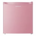 thumbnail image 1 of Upstreman 1.7 Cu ft Mini Fridge with Freezer Single Door Compact Refrigerator, Low Noise, Energy Saving, Adjustable Temperature, Reversible Door, for Home Office Dorm, Pink FR17, 1 of 11