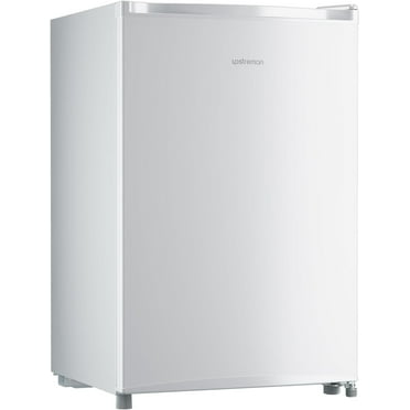 Upstreman 3.0 Cu.ft Compact Upright Freezer, Freestanding Mini Freezer Stainless Steel Single Door Stand Up Freezer with Reversible Door, UP30 White