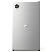 Upstreman 3.2 Cu ft Mini Fridge Without Freezer, Single Door Small Refrigerator No Freezer, Freezerless All-Refrigerator Cooler for Kitchen Office Bedroom Dorm, Silver CR32