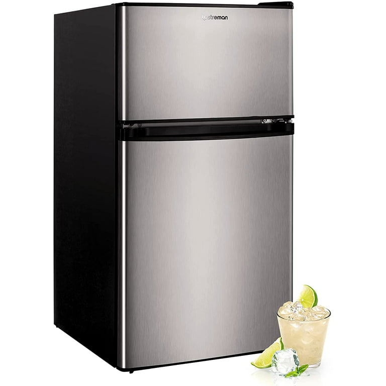 Mini Fridge with Freezer 3.2 Cu.Ft Compact Refrigerator for Bedroom Dorm  White, 1 Unit - Pick 'n Save