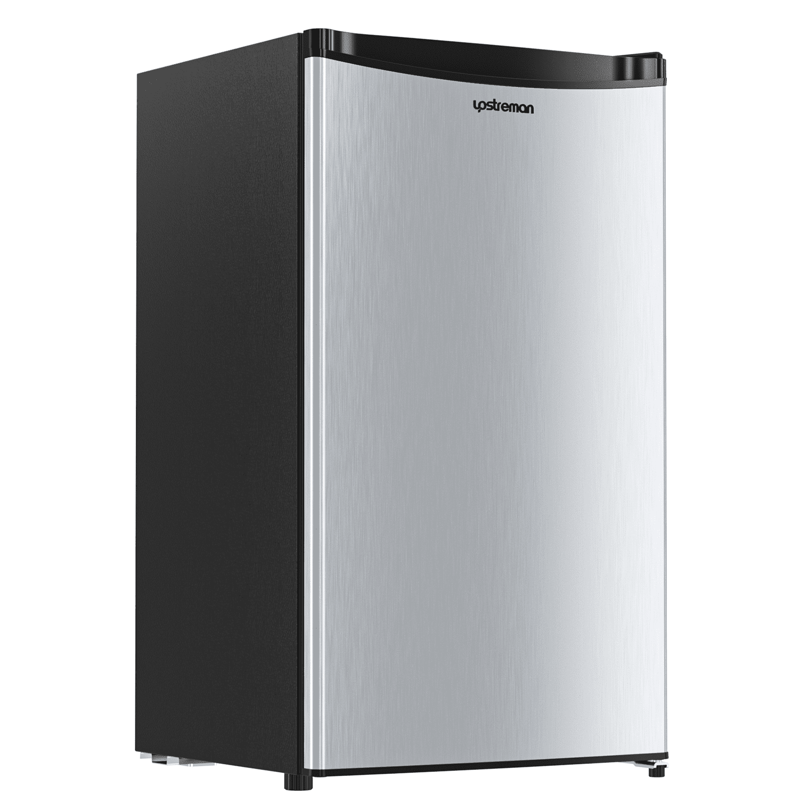 Upstreman Mini refrigerador de 3.2 pies cúbicos con congelador, puerta  individual, termostato ajustable, refrigerador para dormitorio, oficina