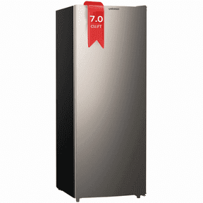 Upstreman 7.0 Cu.Ft Upright Freezer Convertible Freezer/Refrigerator, Garage Ready Deep Freezer Fridge with Reversible Door, UP70 Stainless Steel