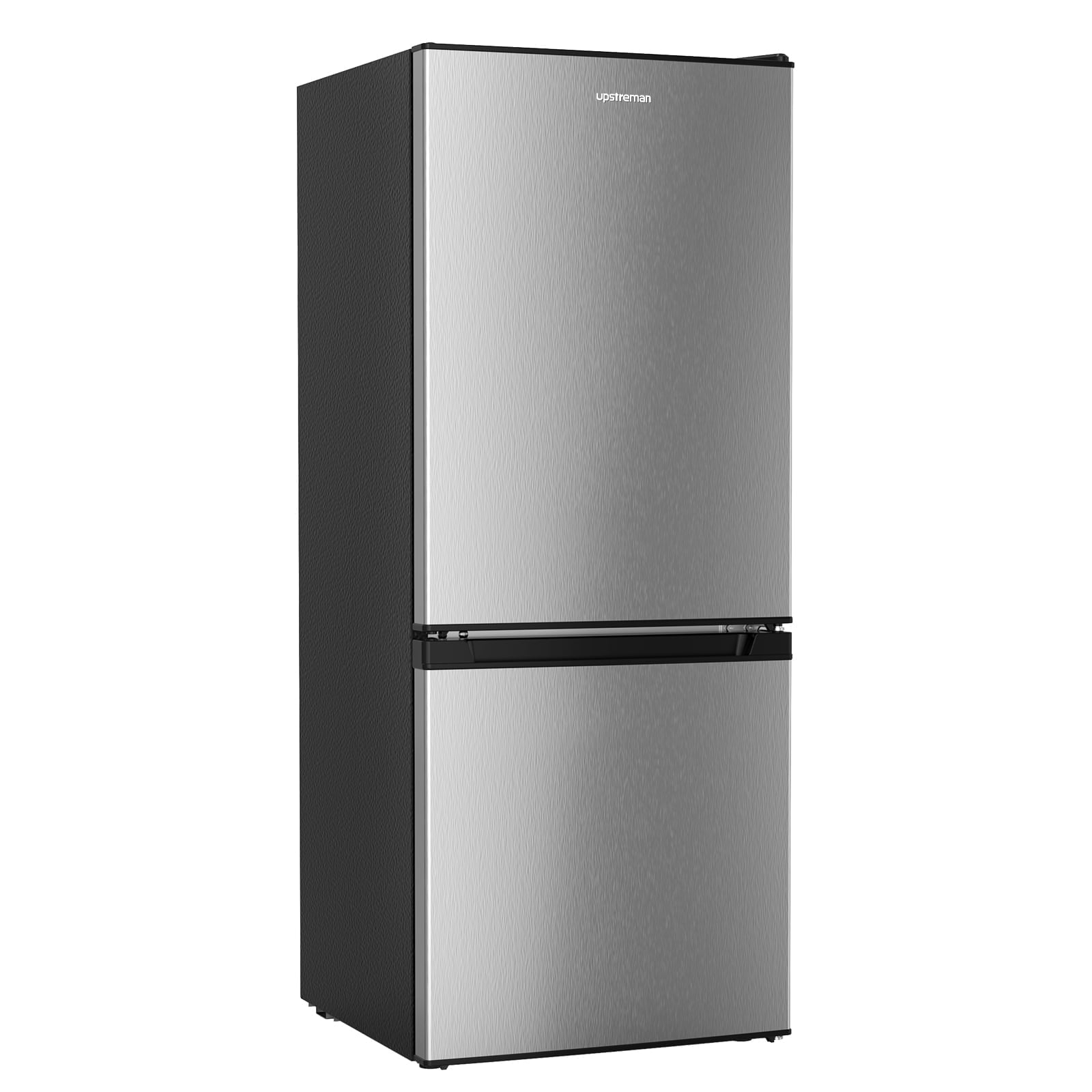 Upstreman 7.1 Cu.ft Bottom Freezer Refrigerator, 2 Door Kitchen Fridge Large Apartment Refrigerator Garage Ready Refrigerator, Silver BM71