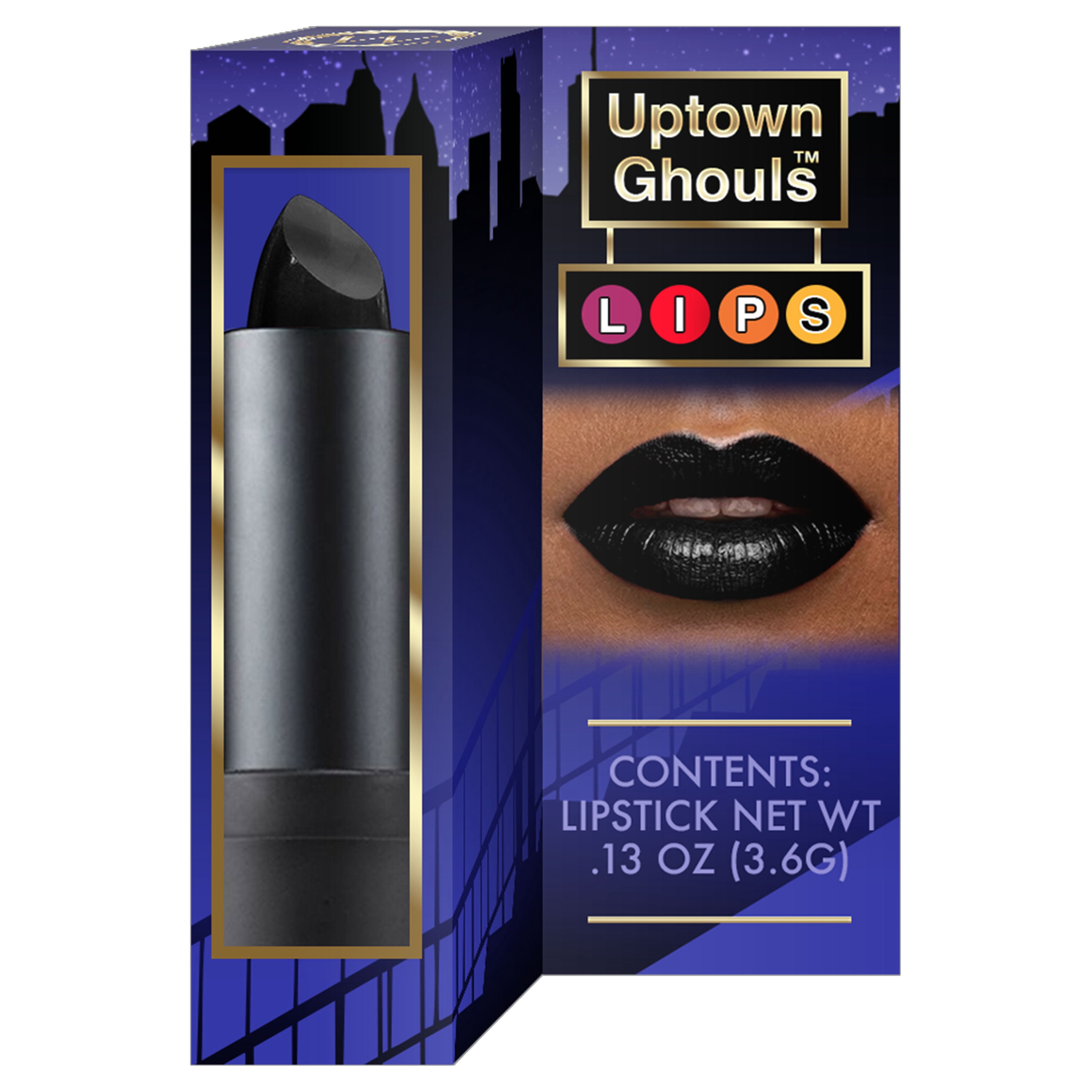 Black Lipstick from Uptown Ghouls, Halloween Makeup by Cinema Secrets