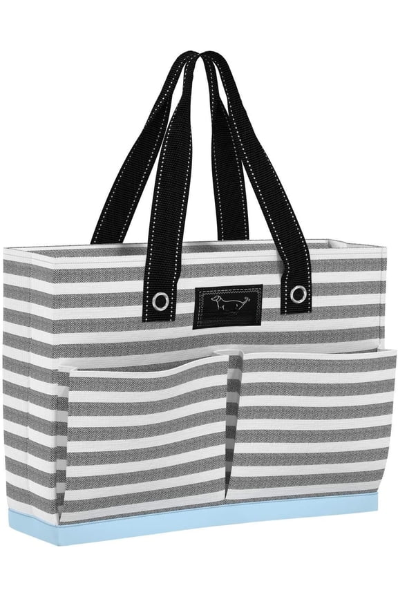 Uptown Pocket Tote - Medium Multi-Use Tote Bag for Women, , Teachers, and Moms, 5 Pockets, Breakaway Zipper