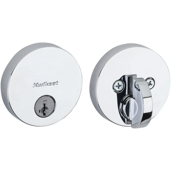 Uptown Single Cylinder Round Deadbolt - 258 Series with Smartkey - Boxpack