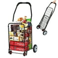 Uptyia Foldable HeavyDuty Shopping Cart for Seniors, Portable