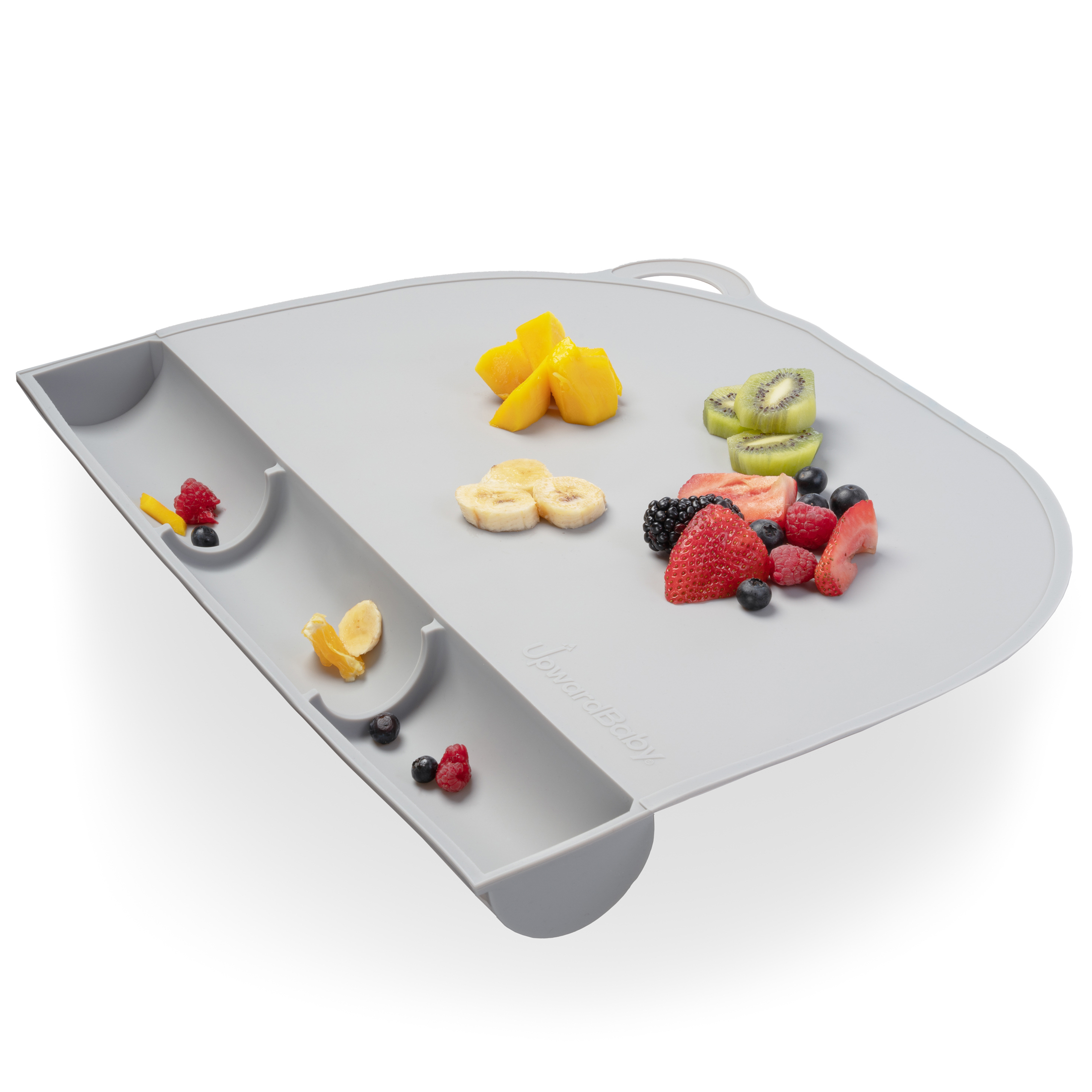 Baby Toddler Suction Placemat Plate,Feeding Mat Plates for with Divider