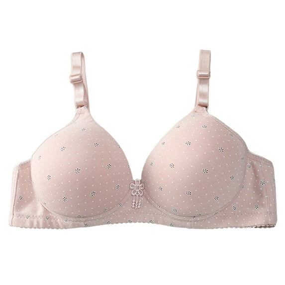 Uqiangy Breast Reduction Bra Sport Bra Plus Size Bras for Women Plus Size Push Up Bras for Women Bras for Plus Size Women Plus Size Bras for Women Wireless Pink L