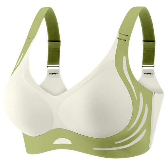 Uqiangy Corset Tops Ultra-Thin Underwear Bra Women's Exotic Bustiers & Corsets Padded Bras for Women Small Breast Women's Underwear And Bras No Wire Bras for Women Full Coverage Green 2XL