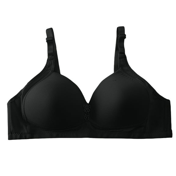 Uqiangy Gym Tops for Women Women's Bras Breast Reduction Bra Plus Size Bras Senior Bras for Women Posture Corrector Bra for Women Black XL