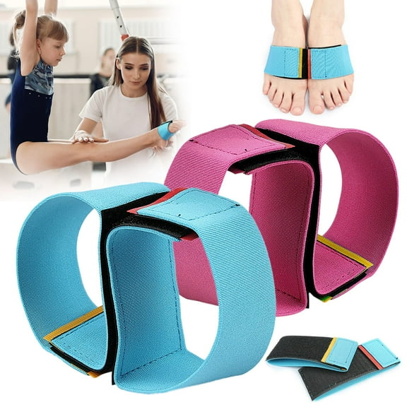 Uqiangy Gymnastics Sticky Toes Gymnastics Tumbling Trainer Aid Cheerleading Dance Equipment Kids Adjustable Bands Sticky Feet Together to Help Gymnastics Training Back Flip Tuck