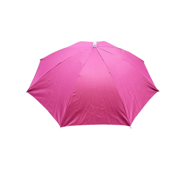 Uqiangy Head Umbrella Hat Dress Foldable Fishing Sun Umbrella Fancy Multicolor Novelty Camping Hat Baseball Caps Unbrella Hat Rainbow Umbrella Hat Hot Pink