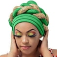 thumbnail image 1 of Uqiangy Head Wraps for Women Head Wraps for Cancer Patients Women Head Scarves Jewish Head Coverings for Women Turbans for Women with Cancer Hijab Undercap Turbans for Women Green, 1 of 5