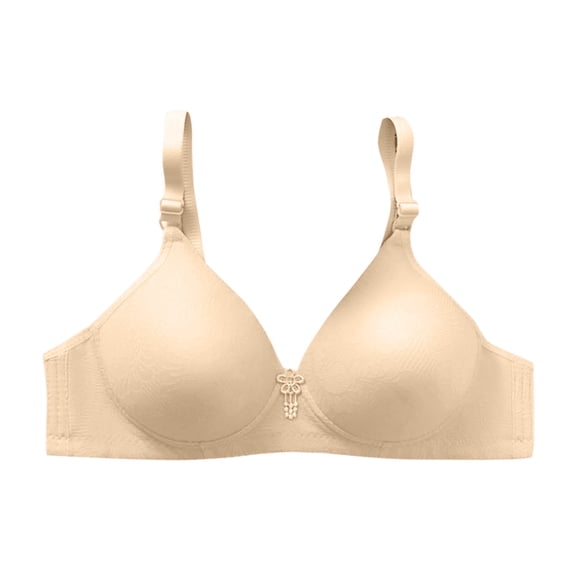 Uqiangy Lace Bralettes for Women Sports Bras Senior Bras for Women Front Closure Sport Bra Womens Plus Size Plus Size Bras for Women Wireless Beige M