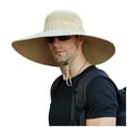 thumbnail image 1 of Uqiangy Mens Sun Hats with Uv Protection Bucket Hat Sun Hat Straw Hats for Men Wide Brim Bucket Hats for Woman Wide Brim Hats for Men Sombreros Para El Sol De Hombres Khaki, 1 of 8