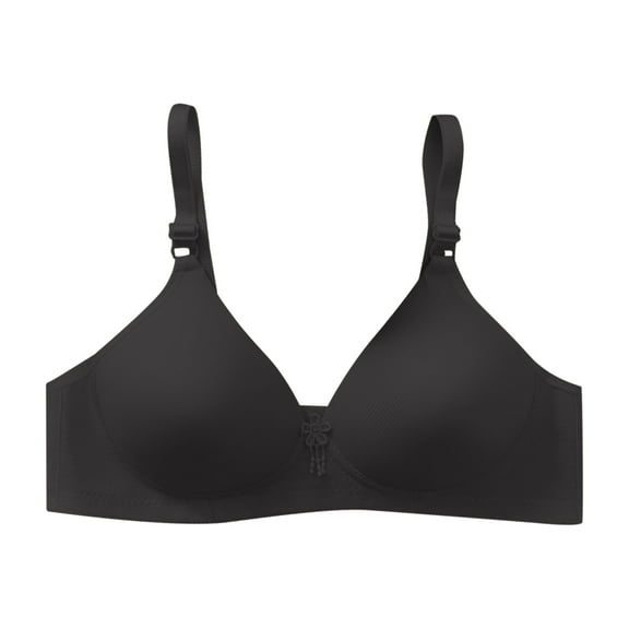 Uqiangy Push Up Bra Plus Size Senior Bras for Women Front Closure Sports Bras for Women Corset Tops Plus Size Bras for Women Sport Bra Black L
