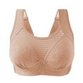 thumbnail image 1 of Uqiangy Racerback Bras for Women Women's Bras Bra for Plus Size Women Bras for Women Running Girl Sports Bras for Women Pushup Bra No Underwire Khaki L, 1 of 8