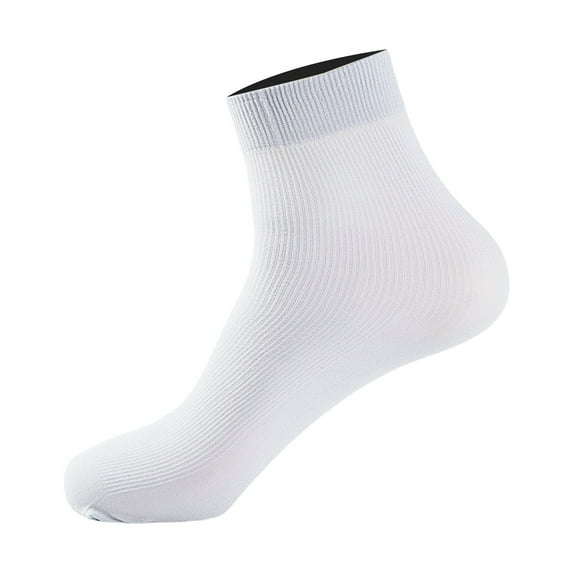 Uqiangy Running Socks Men Cycling Socks Cotton Socks for Men Mens Short Socks Men's Ankle Socks Summer Socks Men Ankle Socks White