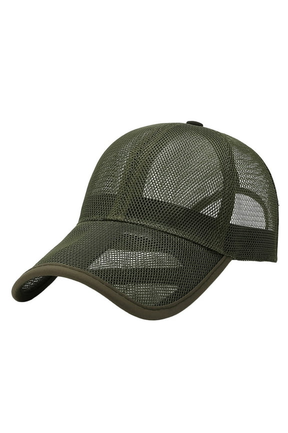 Trucker Hat Summer Hats for Women Mens Hats Baseball Accessories Visor Hats for Women Baseball Cap Gorras Para Hombres Originales Green One Size