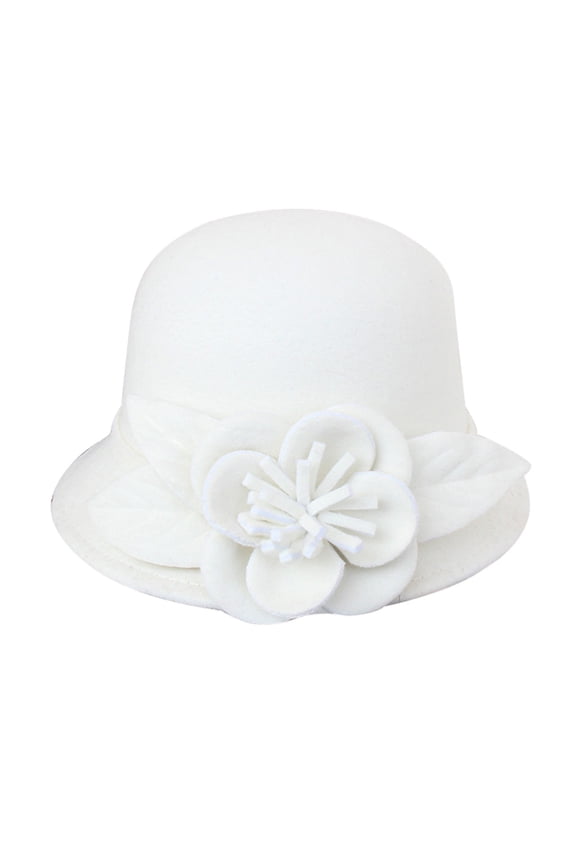 Vintage Hats Women Hats Fashion Church Hat 1930s Hats for Women Bowler Hat Fashion Hats for Women Dress Hat White