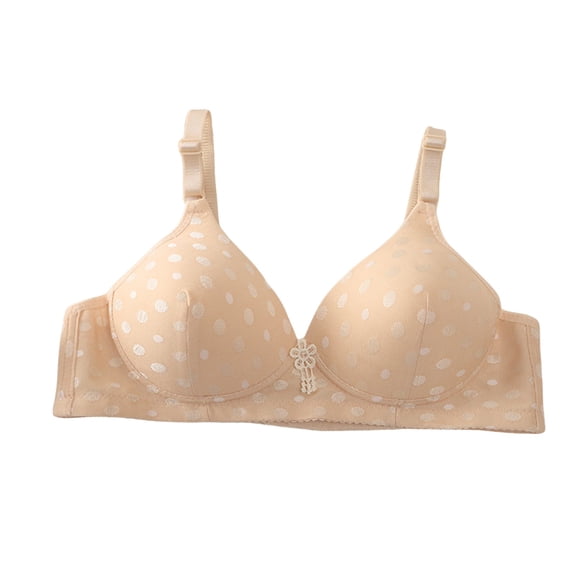 Uqiangy Women's Underwear and Bras Pushup Bra No Underwire Sports Bras for Women Plus Size Bras Corset Tops Plus Size Bras for Women Beige XL