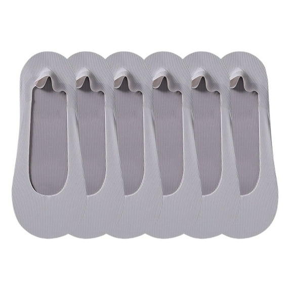Uqiangy Womens No Show Socks No Show Socks Socks for Flats No Show Socks Womens Invisible Socks for Women Footies Socks for Women Flats for Women Gray